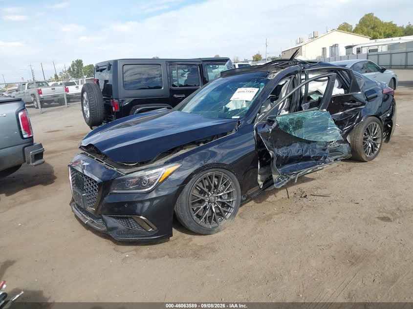 Vin: kmhgn4jb3ju277030, lot: 46563116, genesis g80 3.3t sport 20182