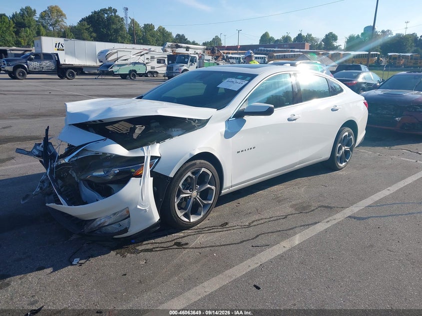Vin: 1g1zd5st3rf193313, lot: 46563176, chevrolet malibu fwd 1lt 20242