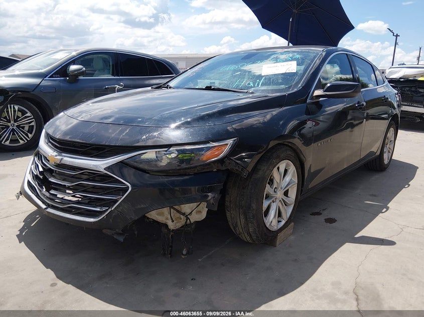 Vin: 1g1zd5st0kf163580, lot: 46563183, chevrolet malibu lt 20192