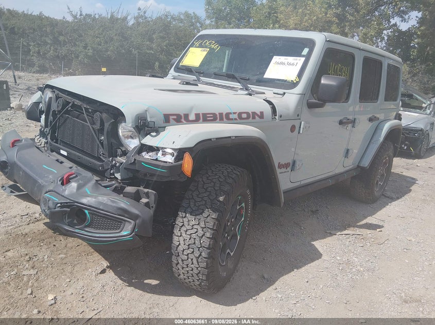 Vin: 1c4hjxfg6pw569116, lot: 46563188, jeep wrangler 4-door rubicon 4x4 20232
