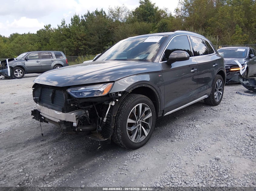 Vin: wa1eaafy2n2131703, lot: 46563190, audi q5 premium plus 45 tfsi s line quattro s tronic 20222