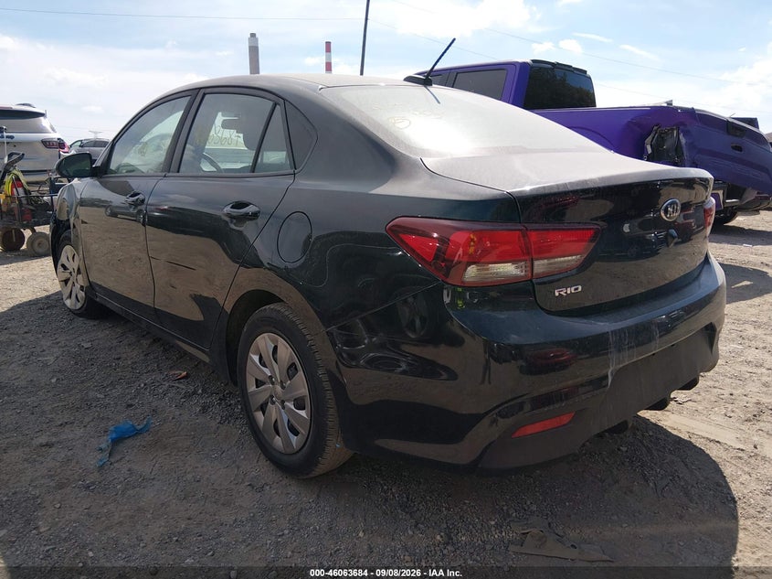 Vin: 3kpa24ab6ke217505, lot: 46563211, kia rio lx 20193