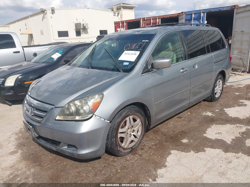 2006 Honda Odyssey, Звичайний знос, IAAI, VIN 5FNRL38706B014542 — фото 2