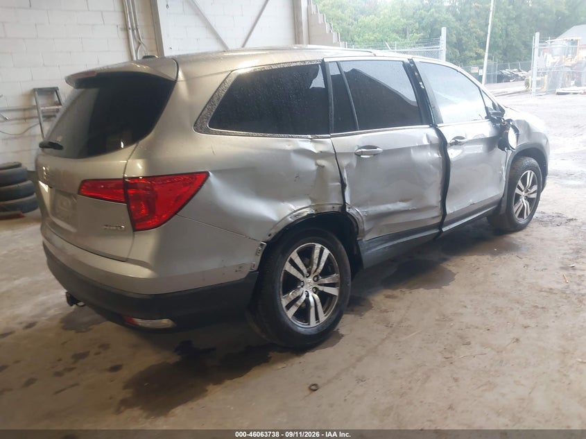 Vin: 5fnyf6h86gb093228, lot: 46563265, honda pilot ex-l 20164