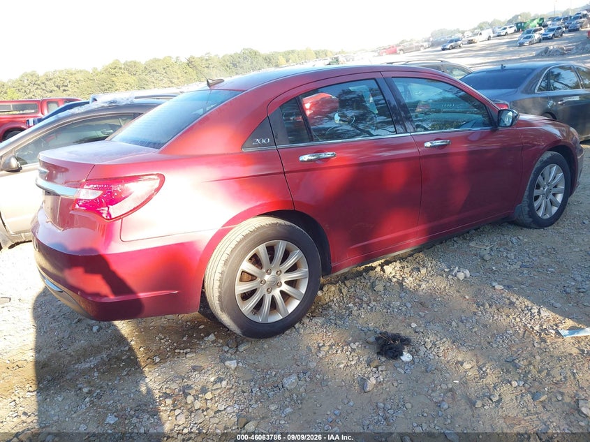 Vin: 1c3ccbcg9cn254133, lot: 46563313, chrysler 200 limited 20124
