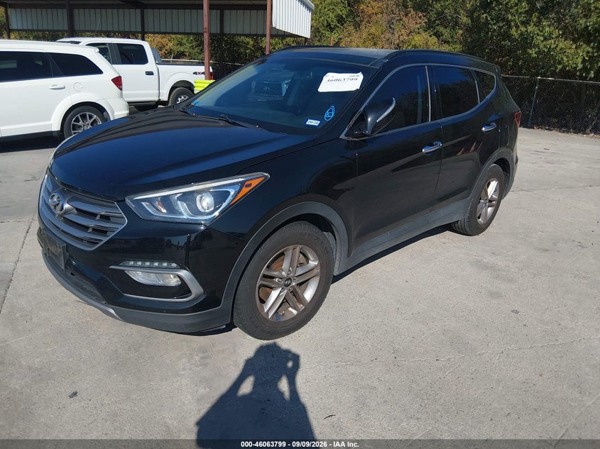 Vin: 5nmzu3lbxhh047347, lot: 46563326, hyundai santa fe sport 2.4l 20172