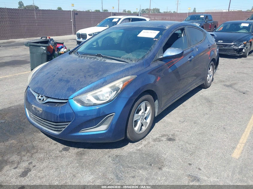 Vin: 5npdh4ae8fh628945, lot: 46563357, hyundai elantra se 20152