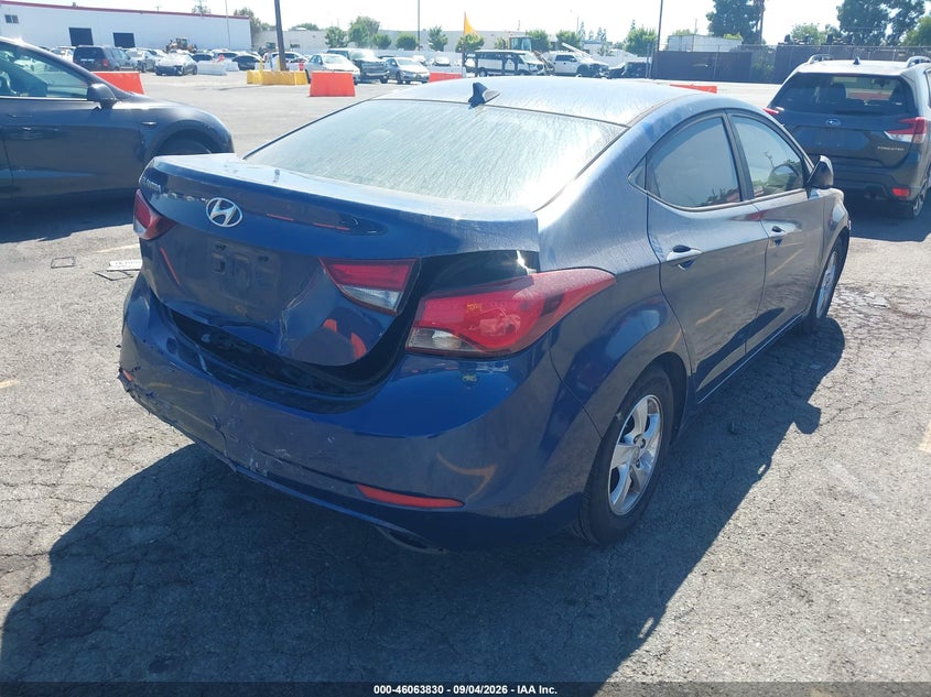 Vin: 5npdh4ae8fh628945, lot: 46563357, hyundai elantra se 20154