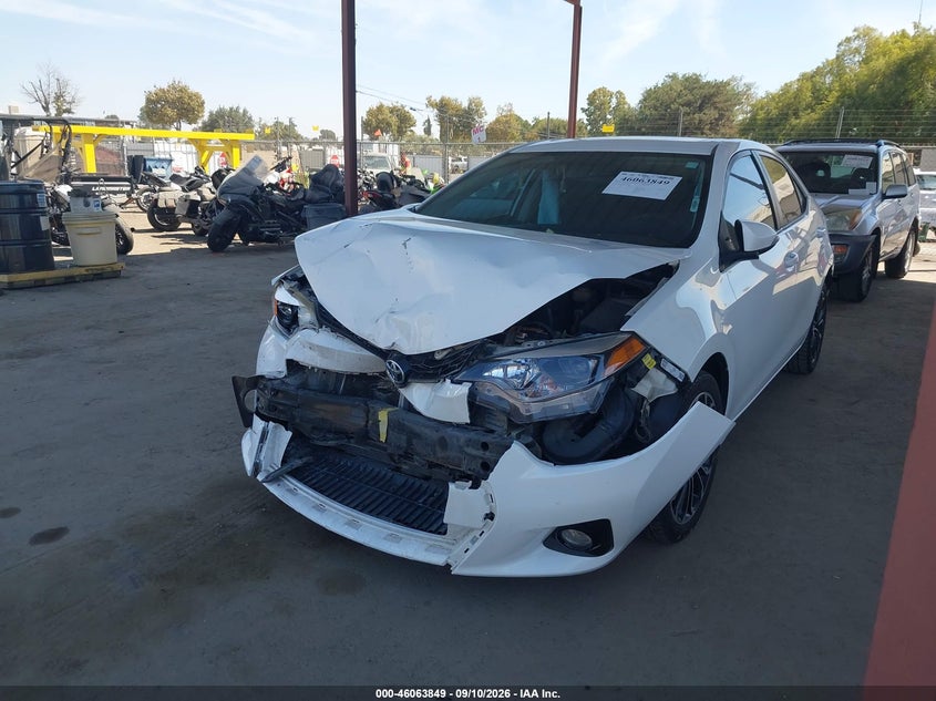 Vin: 5yfburhe4gp435296, lot: 46563376, toyota corolla s premium 20162