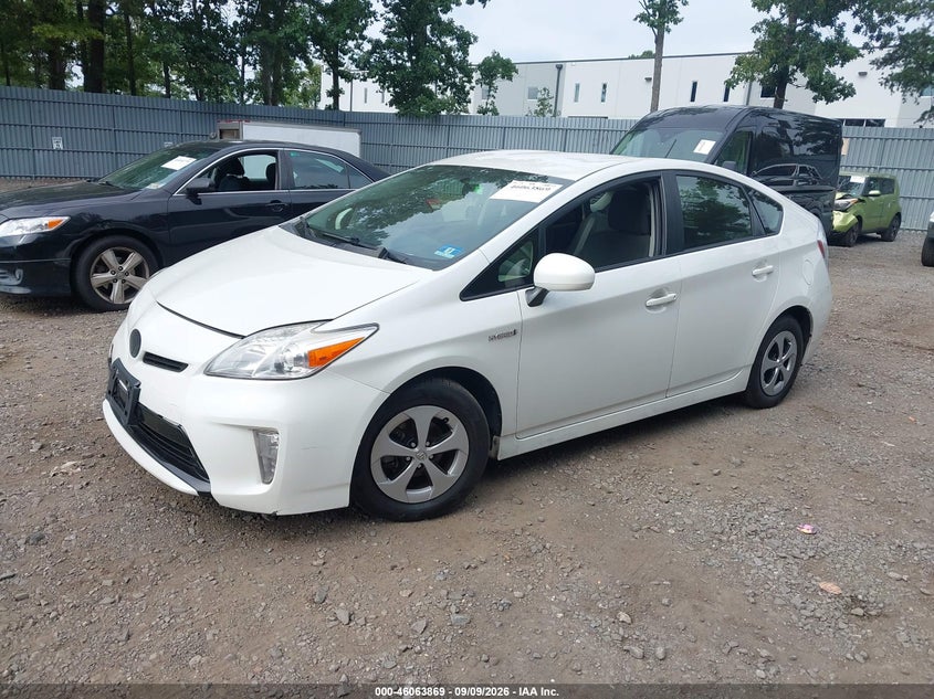 Vin: jtdkn3du1e0391658, lot: 46563396, toyota prius three 20142