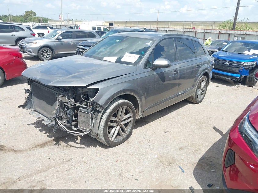 Vin: wa1vaaf74jd011245, lot: 46563400, audi q7 3.0t premium 20182