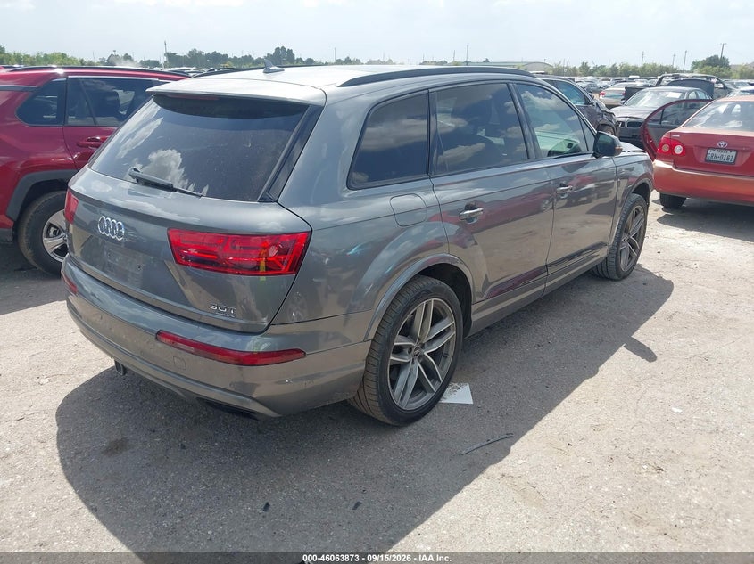 Vin: wa1vaaf74jd011245, lot: 46563400, audi q7 3.0t premium 20184
