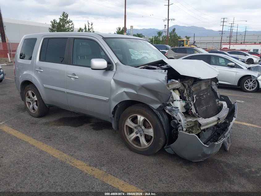 2015 Honda Pilot Ex-L, Перёд, IAAI, VIN 5FNYF3H70FB017119
