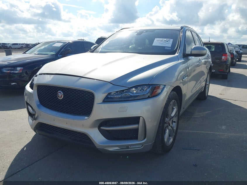 Vin: sadcl2bv4ha094452, lot: 46563414, jaguar f-pace 35t r-sport 20172