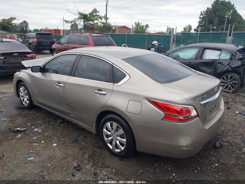 Vin: 1n4al3ap2fc148155, lot: 46563428, nissan altima 2.5/2.5 s/2.5 sl/2.5 sv 20153