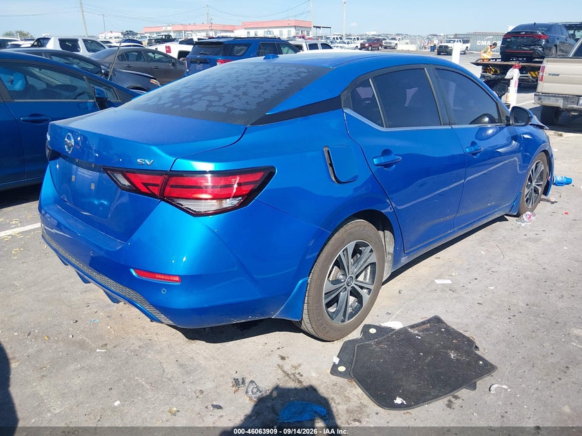 Vin: 3n1ab8cv6ly276667, lot: 46563436, nissan sentra sv xtronic cvt 20204