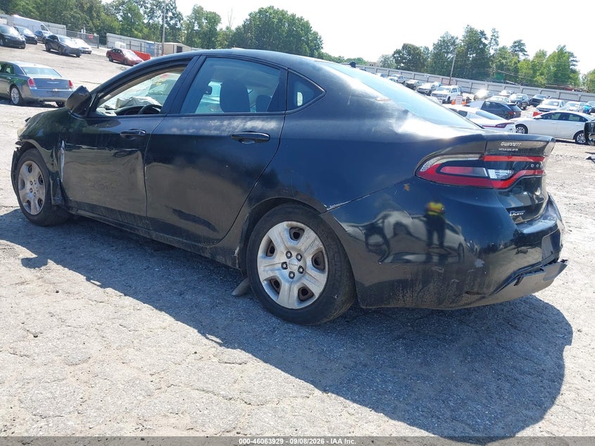 Vin: 1c3cdfaa9fd331273, lot: 46563457, dodge dart se 20153