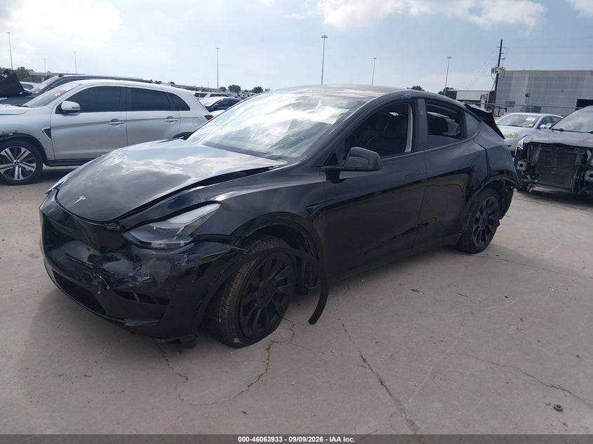 Vin: 7saygdee2ra278505, lot: 46563459, tesla model y long range dual motor all-wheel drive 20242