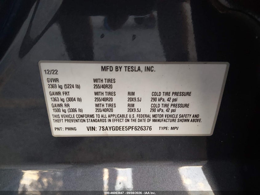TESLA MODEL Y - zdjęcie 9
