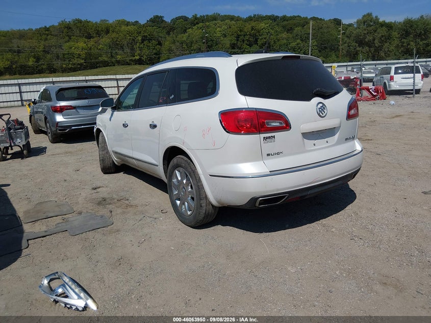 Vin: 5gakvbkd4gj258954, lot: 46563477, buick enclave leather 20163