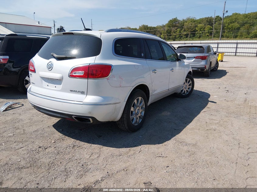 Vin: 5gakvbkd4gj258954, lot: 46563477, buick enclave leather 20164