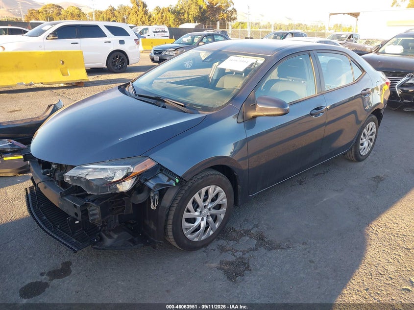 Vin: 2t1burhe5kc170848, lot: 46563478, toyota corolla le 20192