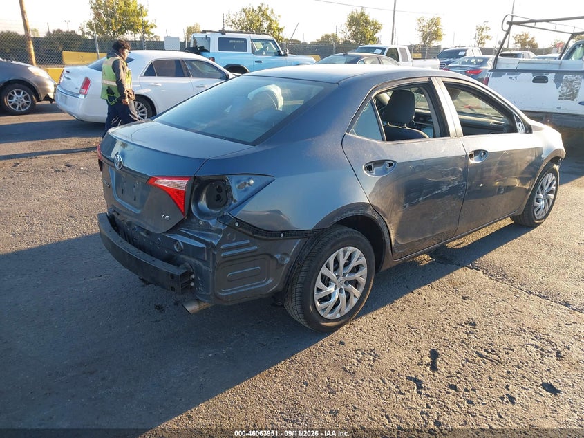 Vin: 2t1burhe5kc170848, lot: 46563478, toyota corolla le 20194