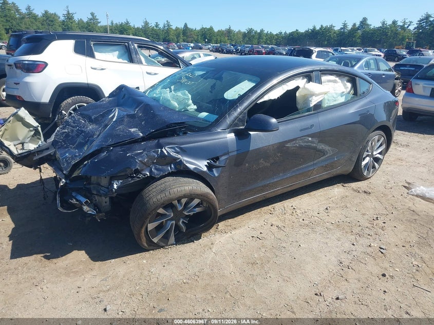 Vin: 5yj3e1eb4sf979041, lot: 46563494, tesla model 3 long range all-wheel drive 20252