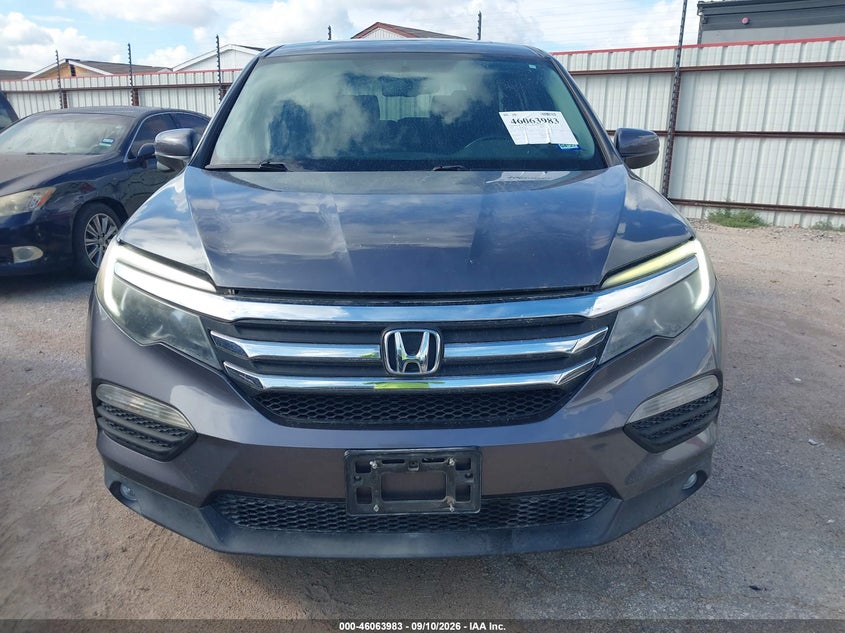 HONDA PILOT 2016 VIN 5FNYF5H59GB036764