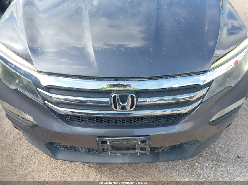 HONDA PILOT 2016 VIN 5FNYF5H59GB036764