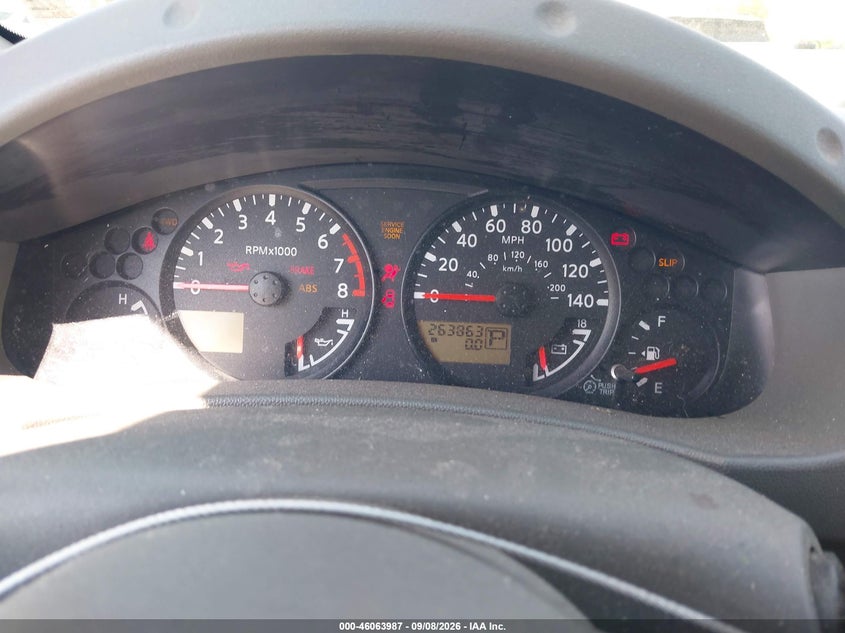 NISSAN FRONTIER 2008 VIN 1N6AD07WX8C403686