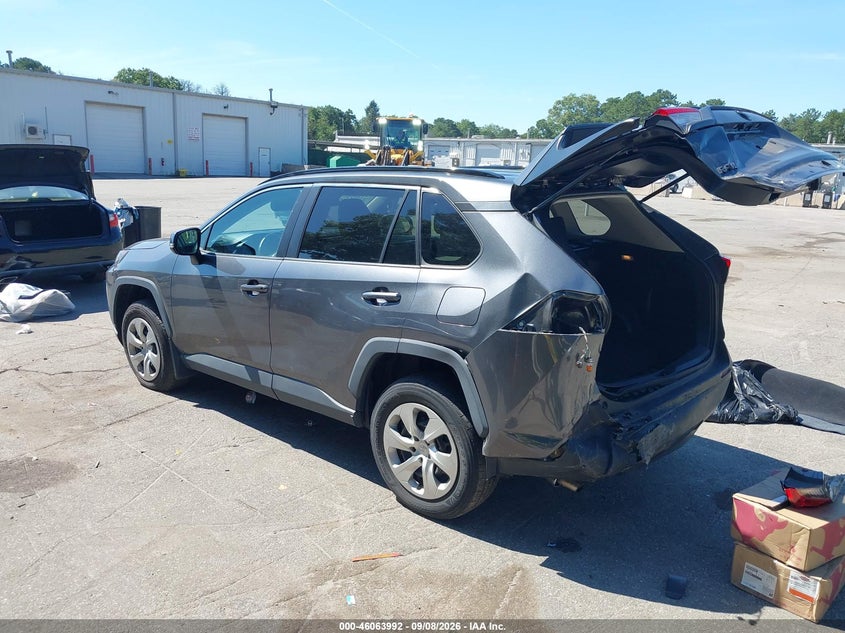 Vin: 2t3g1rfvxmc186961, lot: 46563519, toyota rav4 le 20213