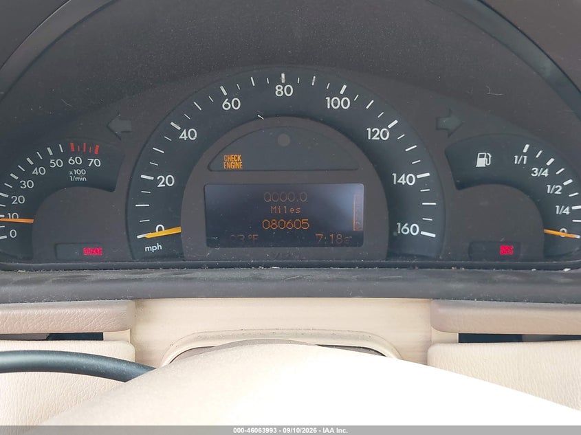 MERCEDES-BENZ C 240 2001 VIN WDBRF61J31F096994