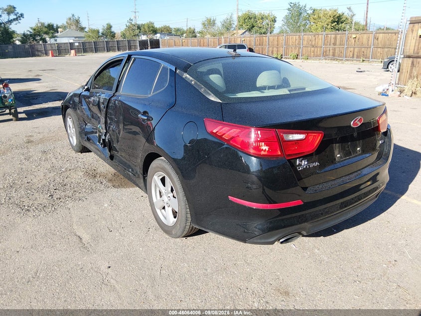 Vin: 5xxgm4a72eg293444, lot: 46563533, kia optima lx 20143