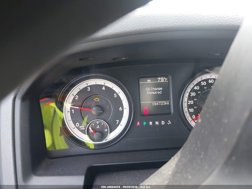 RAM 1500 2013 VIN 1C6RR7KT9DS531888