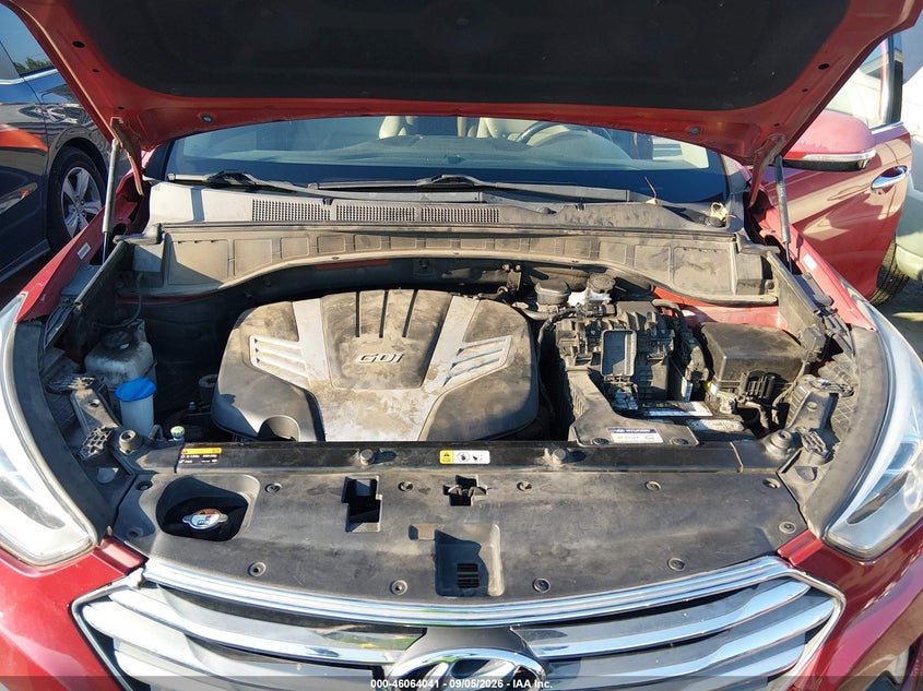 2013 HYUNDAI SANTA FE SPORT UTILITY VEHICLE 3.3L V-6 DI, DOHC, VVT, REGULAR , 290HP