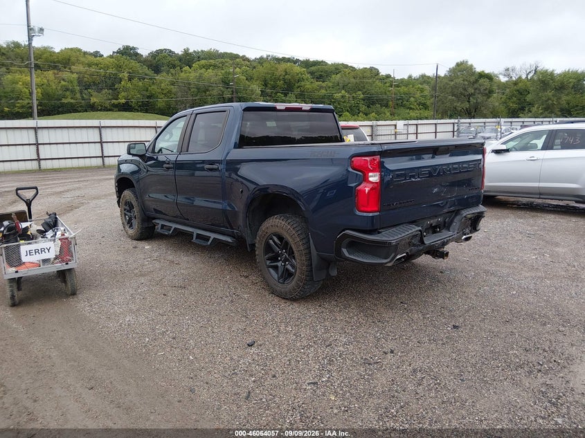 Vin: 1gcpycef9mz234905, lot: 46563584, chevrolet silverado 1500 4wd  short bed custom trail boss 20213