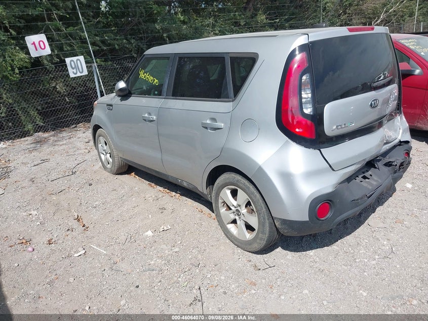 Vin: kndjn2a20h7454530, lot: 46563598, kia soul 20173