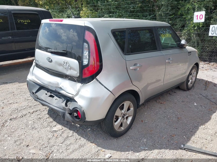 Vin: kndjn2a20h7454530, lot: 46563598, kia soul 20174