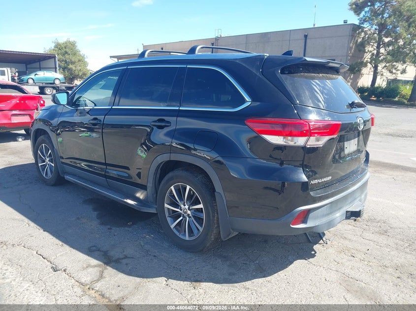Vin: 5tdjzrfh3ks626993, lot: 46563600, toyota highlander xle 20193