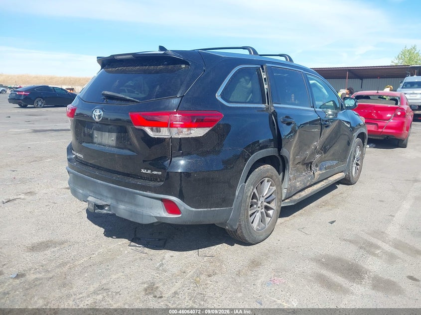 Vin: 5tdjzrfh3ks626993, lot: 46563600, toyota highlander xle 20194