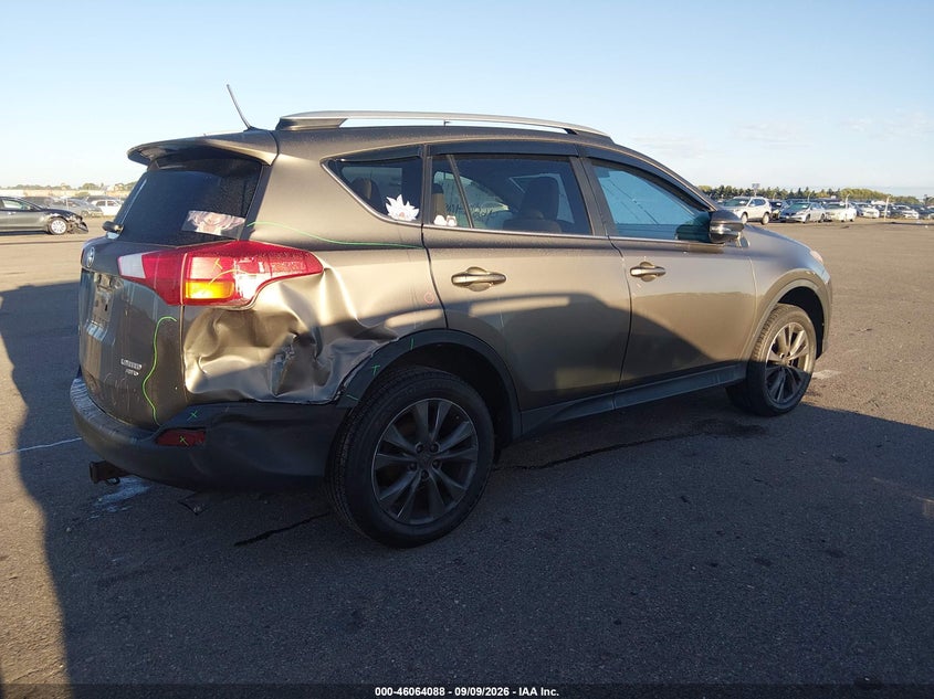 Vin: 2t3dfrev2ew128316, lot: 46563615, toyota rav4 limited 20144