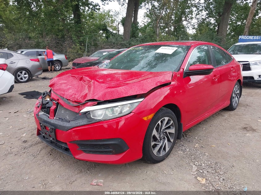 Vin: 2hgfc2f75gh545782, lot: 46563651, honda civic ex 20162