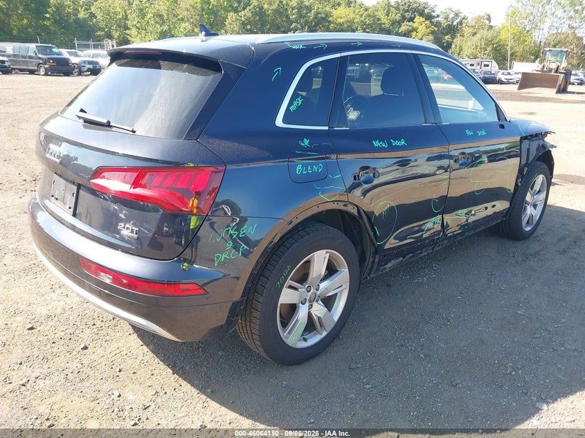 Vin: wa1bnafy3j2243850, lot: 46563677, audi q5 2.0t premium 20184