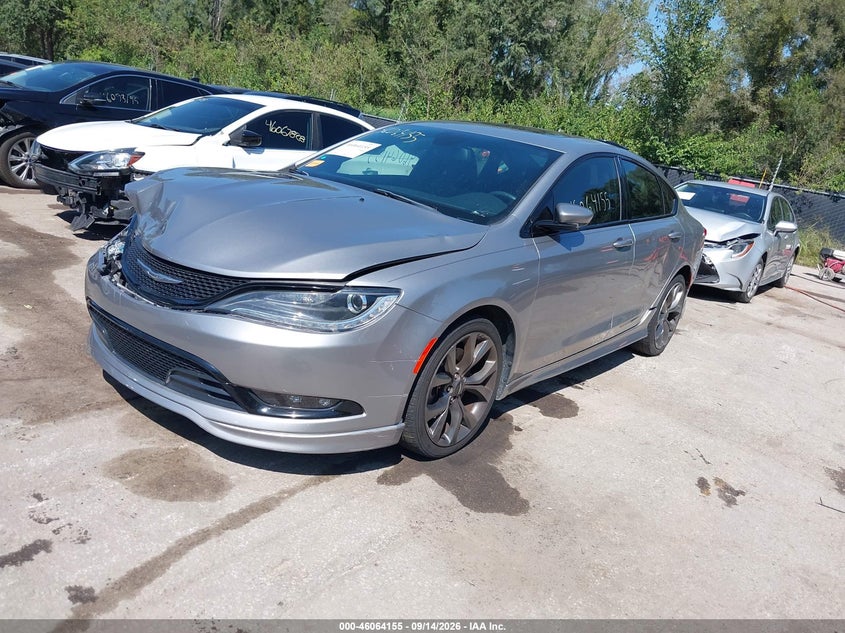 Vin: 1c3cccbg5gn110026, lot: 46563681, chrysler 200 s 20162