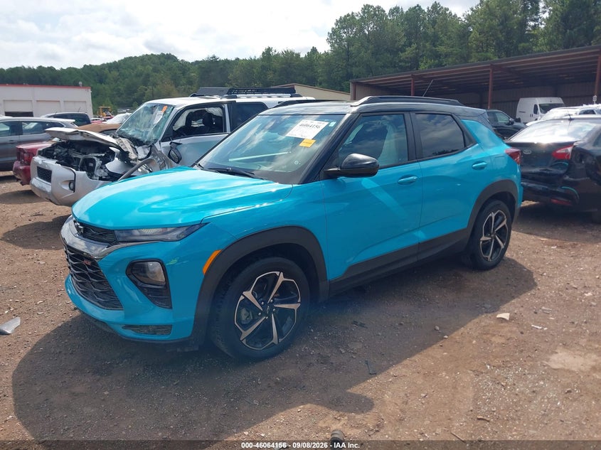 Vin: kl79mtsl4mb071634, lot: 46563683, chevrolet trailblazer fwd rs 20212