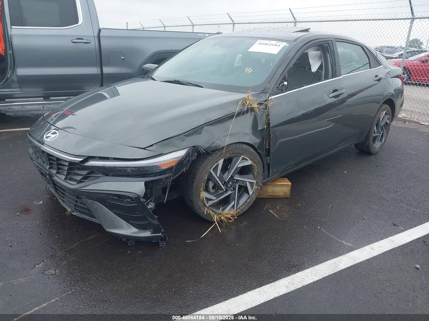 Vin: kmhlp4dg8ru731297, lot: 46563711, hyundai elantra limited 20242