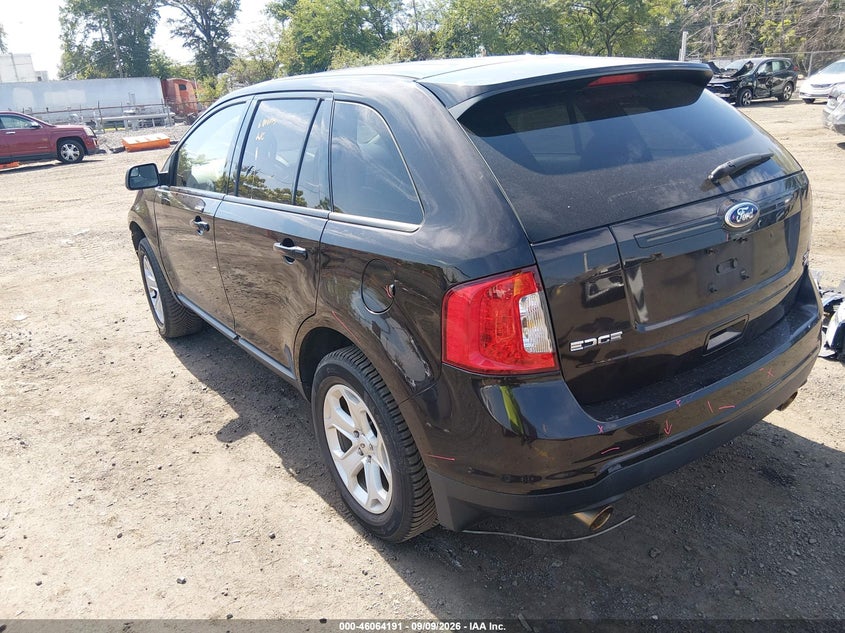 Vin: 2fmdk4jc7ebb80722, lot: 46563718, ford edge sel 20143