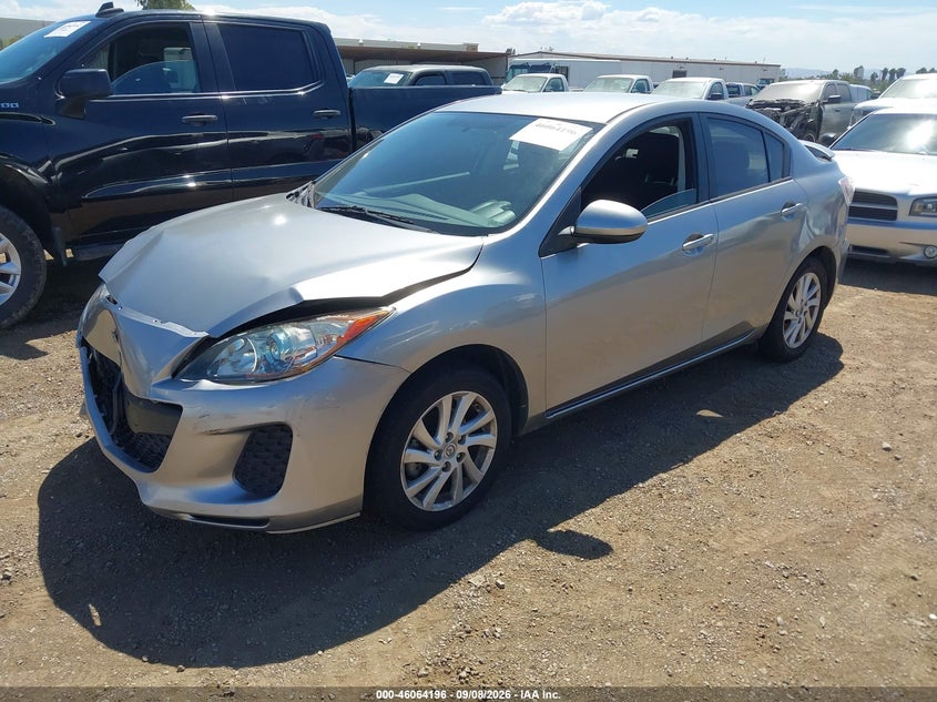 Vin: jm1bl1v75c1653594, lot: 46563723, mazda mazda3 i touring 20122