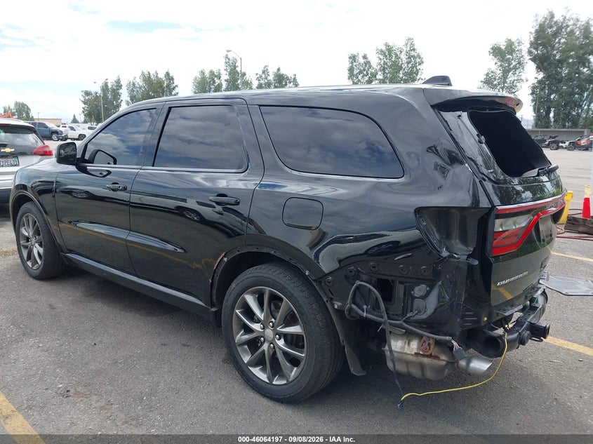 Vin: 1c4rdhdgxhc638722, lot: 46563724, dodge durango gt rwd 20173